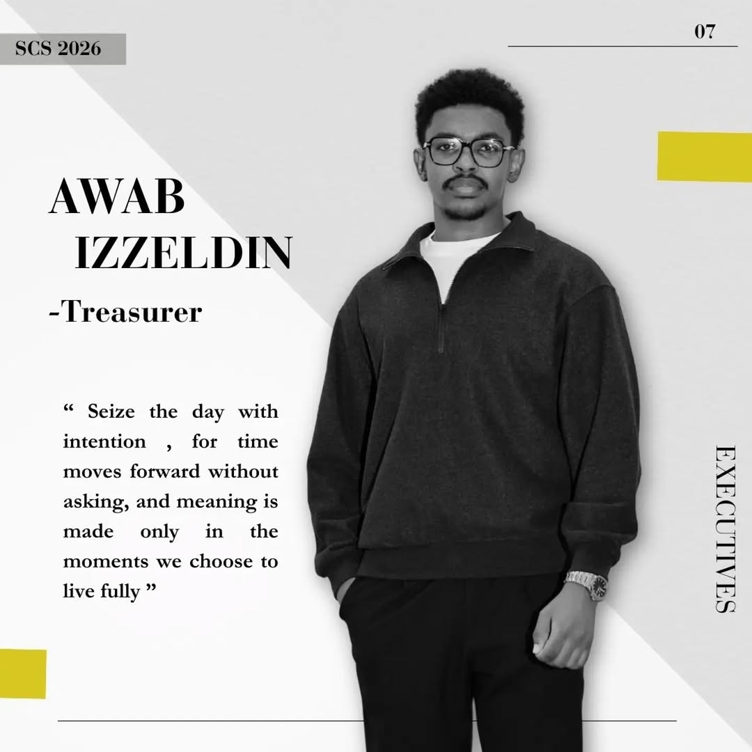 Treasurer Awab Izzeldin