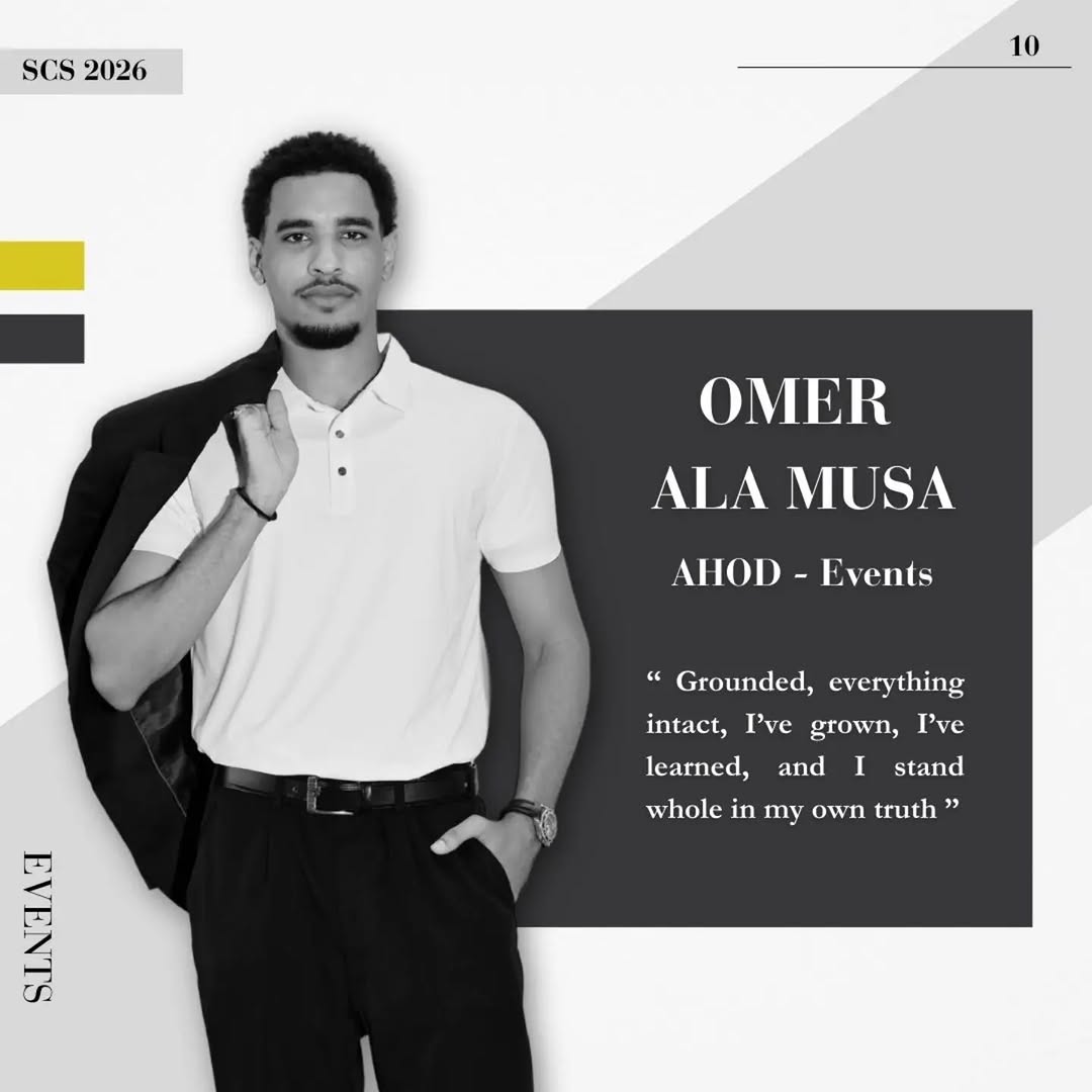 Asst. Head of Events Omer Ala Musa