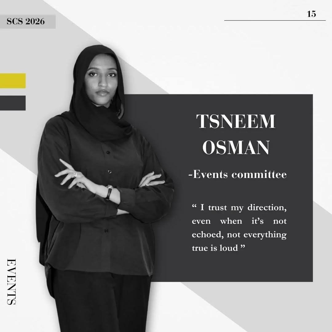 Events Committee Tsneem Osman