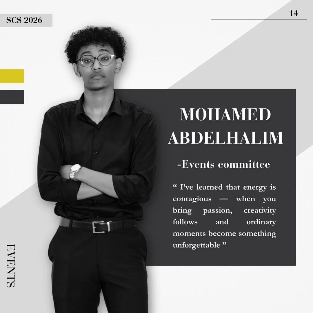 Events Committee Mohamed Abdelhalim