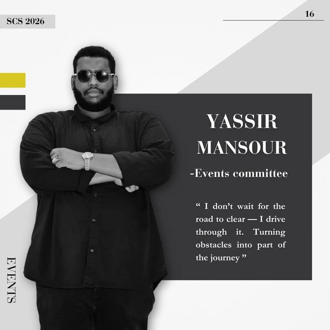 Events Committee Yassir Mansour