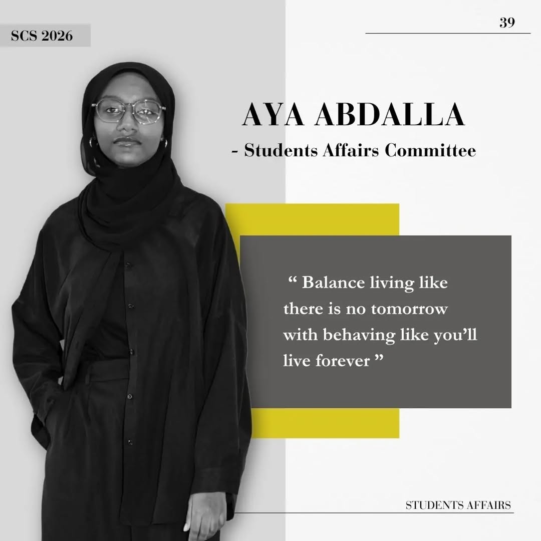 Students Affairs Committee Aya Abdalla