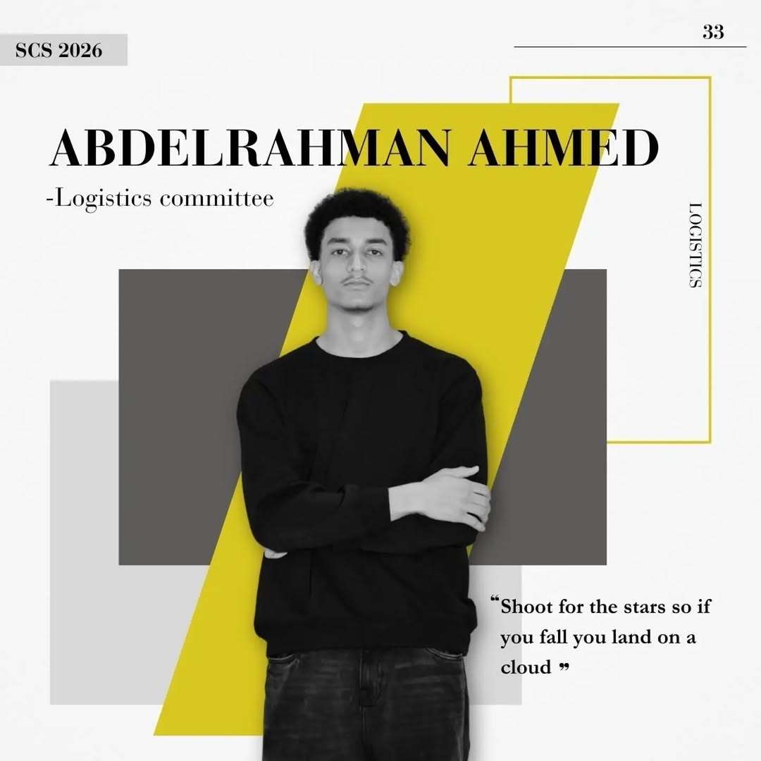 Logistics Committee Abdelrahman Ahmed