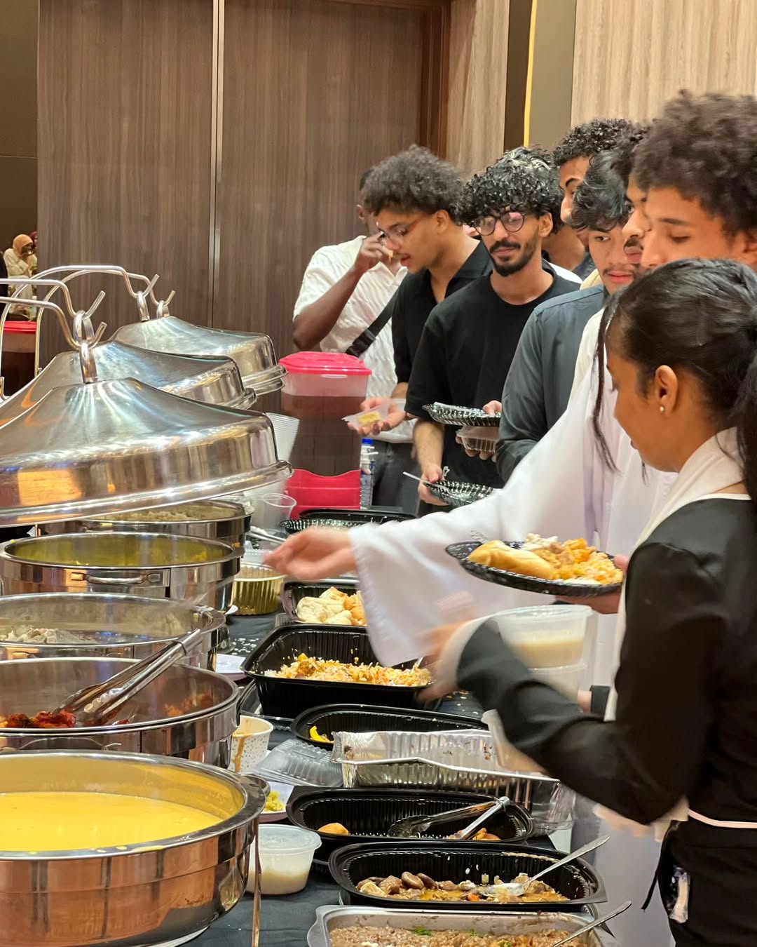 Iftar food buffet